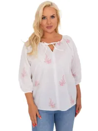 wiazana-bluzka-damska-z-haftem-plus-size