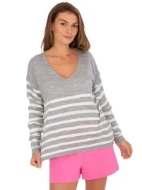 sweter-damski-oversize-w-paski-dekolt-v