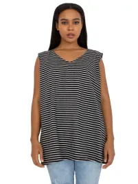 top-damski-plus-size-w-paski-dekolt-w-serek