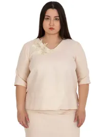 bluzka-damska-z-krotkim-rekawem-plus-size