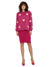 sukienka-damska-dopasowana-bluza-komplet-s-m