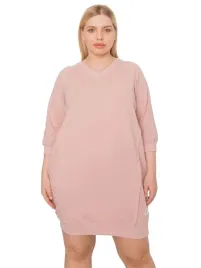 sukienka-damska-prosta-dresowa-plus-size-serek