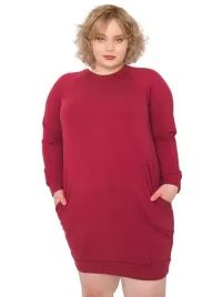 gladka-sukienka-damska-kieszeniami-plus-size-2xl