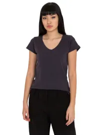 koszulka-damska-bawelniana-t-shirt-v-neck-serek