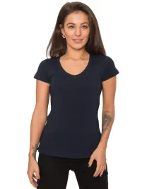 koszulka-damska-bawelniana-t-shirt-v-neck-serek