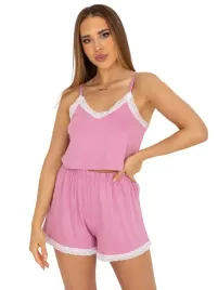 pizama-damska-z-koronka-top-szorty-l-xl