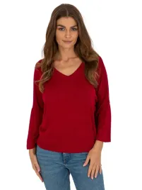 bluzka-oversize-damska-z-dekoltem-w-serek