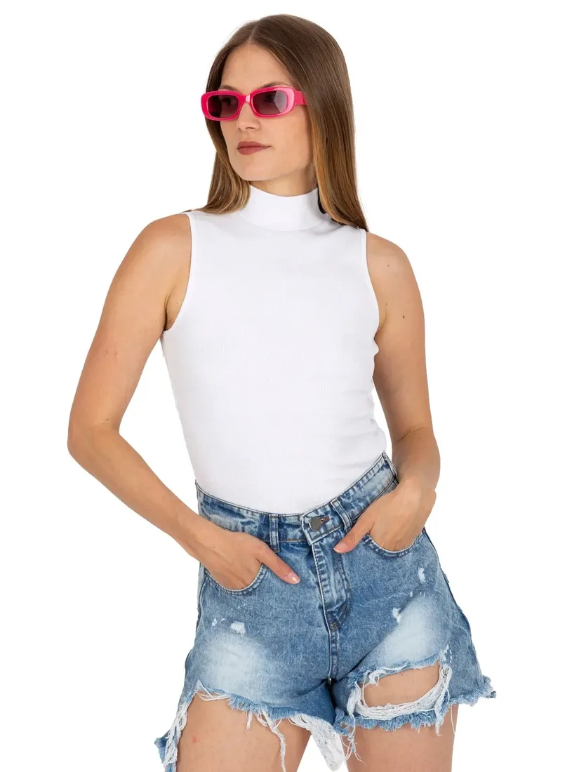 top-damski-basic-prazkowany-z-polgolfem-l