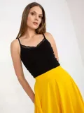 prazkowany-top-damski-basic-z-koronka-m-stan-nowy