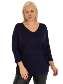 granatowa-bluzka-plus-size-basic-z-dekoltem-v