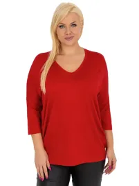 codzienna-bluzka-damska-plus-size-dekolt-w-serek