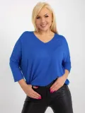 codzienna-bluzka-damska-plus-size-dekolt-w-serek-stan-nowy