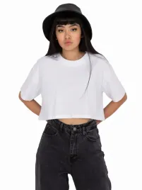 krotki-t-shirt-top-damski-bawelniany-l