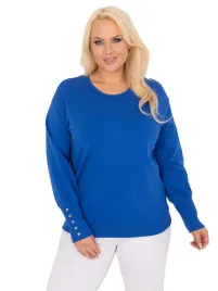 bluza-plus-size-damska-ze-sciagaczami-gladka