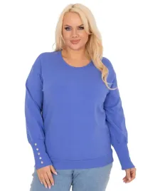 bluza-plus-size-damska-ze-sciagaczami-gladka