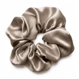 jedwabna-gumka-do-wlosow-100percent-jedwab-morwowy-scrunchie-taupe-meravil-r-m
