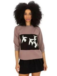 bluza-damska-z-nadrukiem-spodnica-mini-komplet