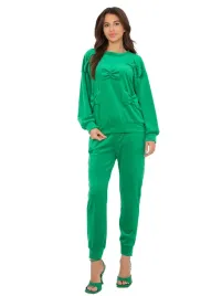komplet-welurowy-damski-bluza-z-kokardami-spodnie
