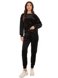 komplet-welurowy-damski-bluza-z-kokardami-spodnie