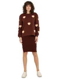 sukienka-damska-dopasowana-bluza-komplet-l-xl