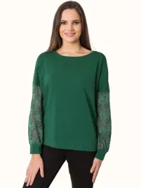 elegancka-luzna-kobieca-bluzka-z-koronka-l-xl