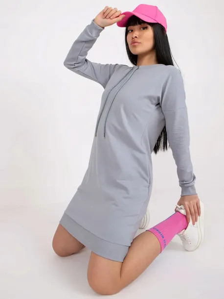sukienka-damska-dresowa-basic-ze-sciagaczem-xl-stan-nowy