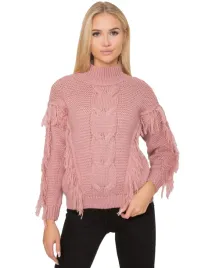 sweter-damski-z-fredzlami-golf-warkocze