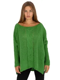 wygodny-sweter-damski-oversize-z-warkoczem
