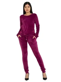 komplet-damski-welurowy-spodnie-bluza-s