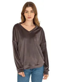 welurowa-bluza-damska-z-dekoltem-w-serek