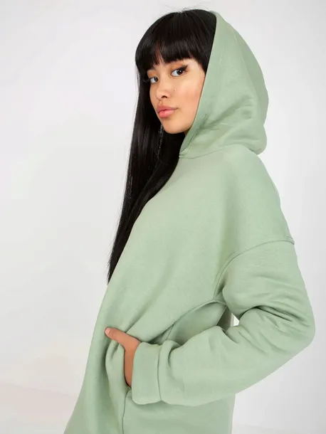 bluza-damska-basic-oversize-z-kapturem-s-kolor-zielony