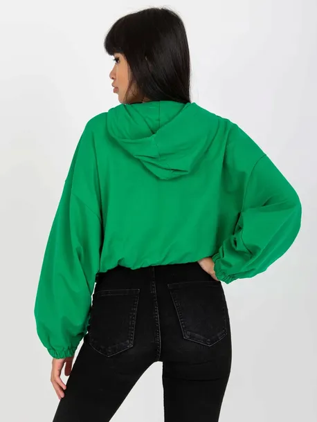 bluza-damska-basic-ze-sciagaczem-na-dole-l-xl-kolor-zielony