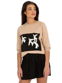 bluza-damska-z-nadrukiem-spodnica-mini-komplet