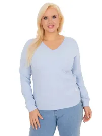 gladka-bluzka-damska-plus-size-dopasowana-z-dekoltem-v