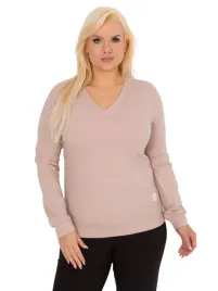 gladka-bluzka-damska-plus-size-dopasowana-z-dekoltem-v