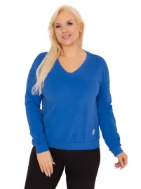 gladka-bluzka-damska-plus-size-dopasowana-z-dekoltem-v