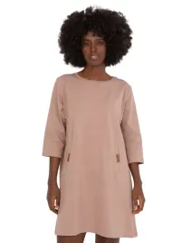 sukienka-damska-z-rekawem-3-4-oversize-dzianinowa-casualowa