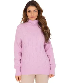 klasyczny-sweter-damski-w-warkoczowy-splot-golf