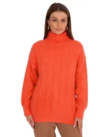 klasyczny-sweter-damski-w-warkoczowy-splot-golf