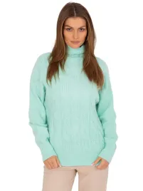 klasyczny-sweter-damski-w-warkoczowy-splot-golf