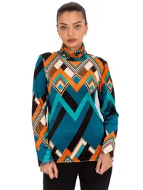 welurowa-damska-bluzka-z-golfem-w-print