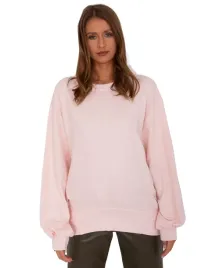 luzna-wygodna-oversize-bluza-damska-gladka