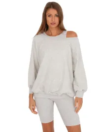 bluza-damska-top-prazkowany-szorty-spodenki-komplet