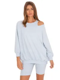 bluza-damska-top-prazkowany-szorty-spodenki-komplet