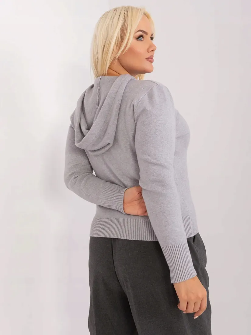 gladki-sweter-plus-size-damski-z-kapturem-stan-nowy