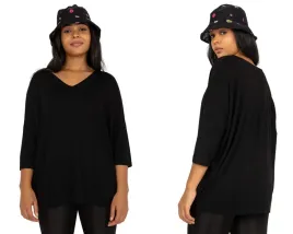 codzienna-bluzka-damska-plus-size-dekolt-w-serek