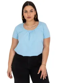 klasyczna-bluzka-damska-krotki-rekaw-plus-size-xl