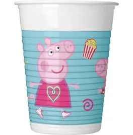kubeczki-urodzinowe-swinka-peppa-200-ml-8-szt