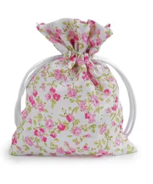 woreczek-podarunkowy-10x13-cm-kwiaty-rozowy