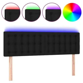 zaglowek-do-lozka-z-led-czarny-144x5x78-88